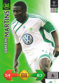 Obafemi Martins VfL Wolfsburg 2009/10 Panini Super Strikes CL #344